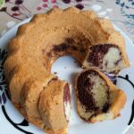 Marble sponge cake