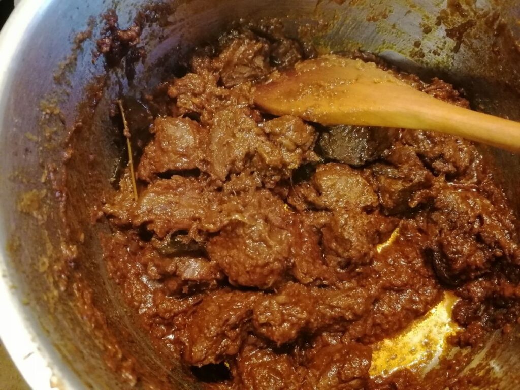 beef rendang without sauce