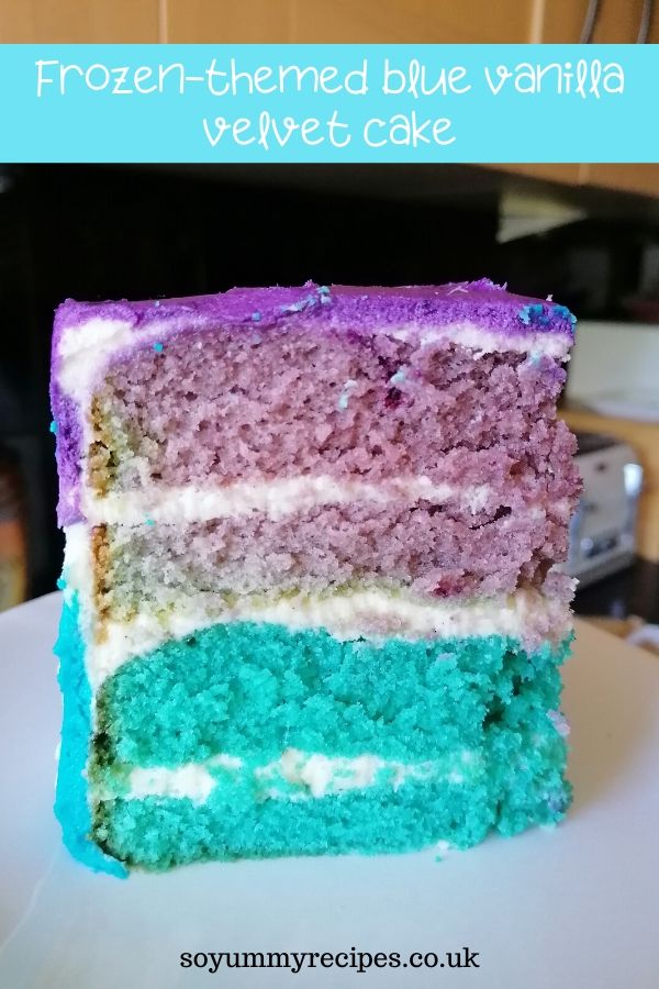 Velvet cake Vanilla flavour
