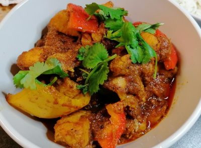 Chicken and Pepper Curry: Chicken Jalfrezi