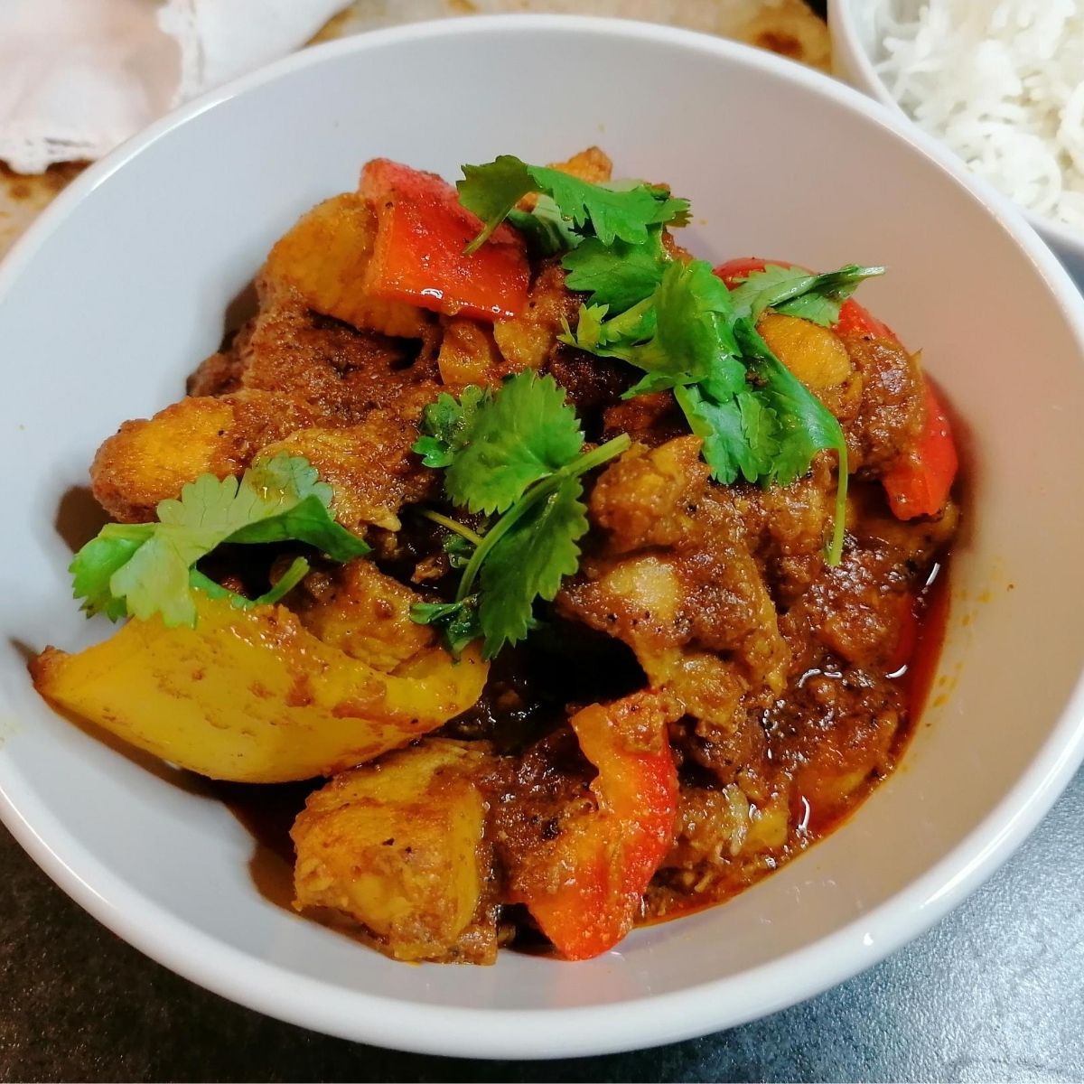 Chicken and pepper curry