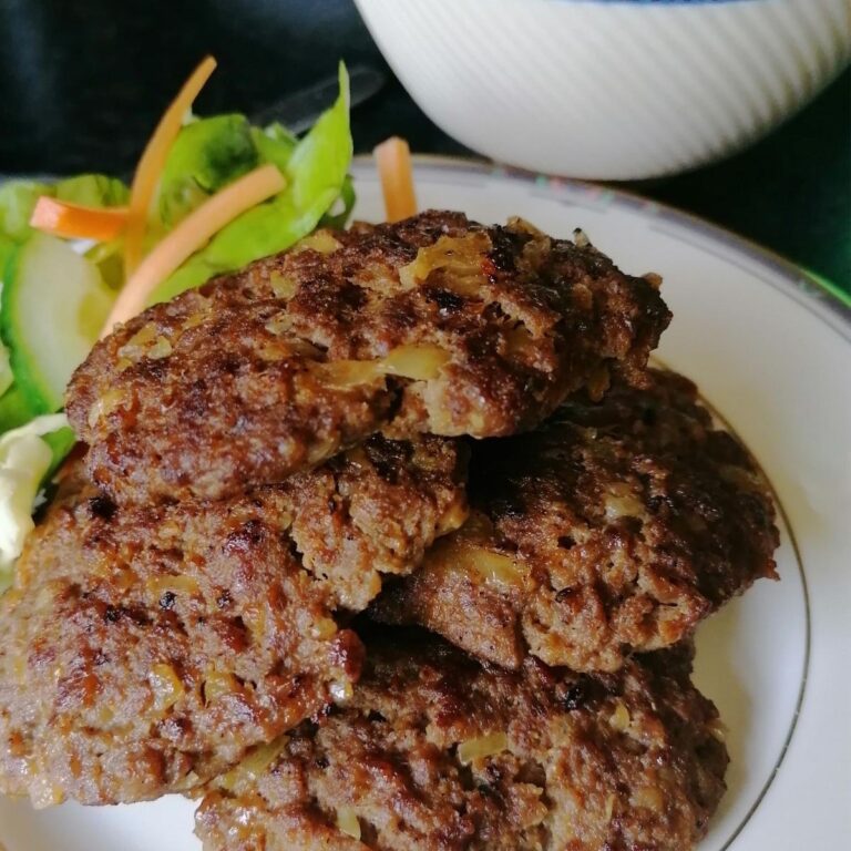 Lamb burger kebabs