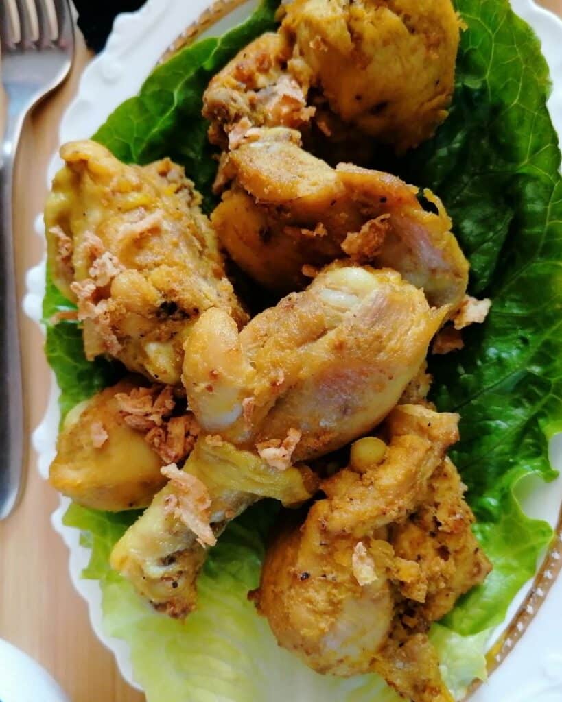 Ayam goreng bumbu from Indonesia