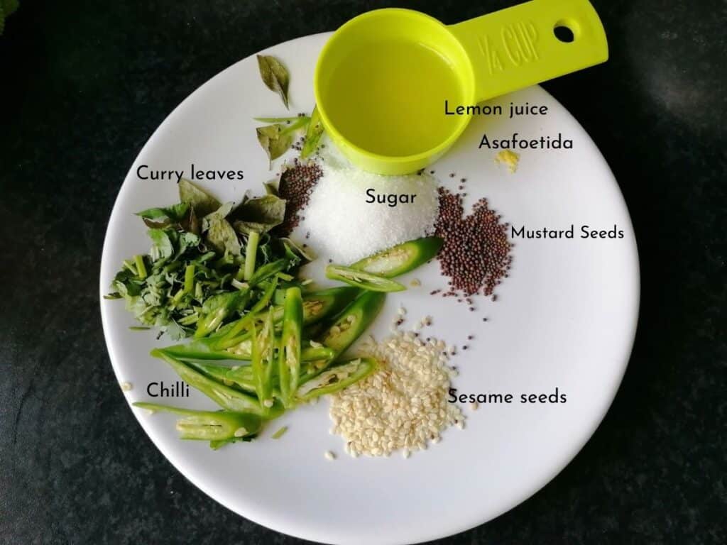ingredients for tarka