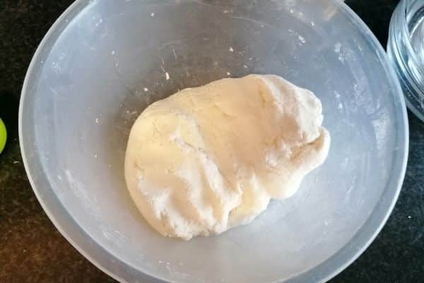 glutinous rice flour dough