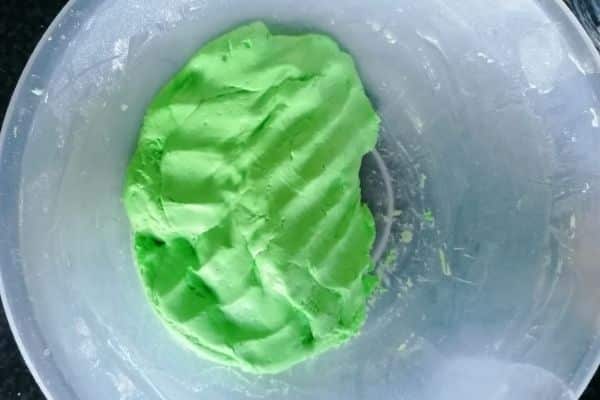glutinous rice flour dough for making Klepon