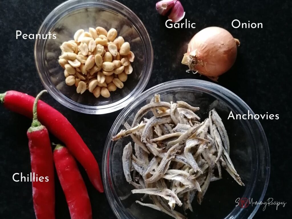 the ingredients to make Teri Balado