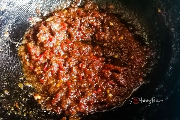 fried chilli mixture