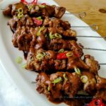 an array of Indonesian chicken satay