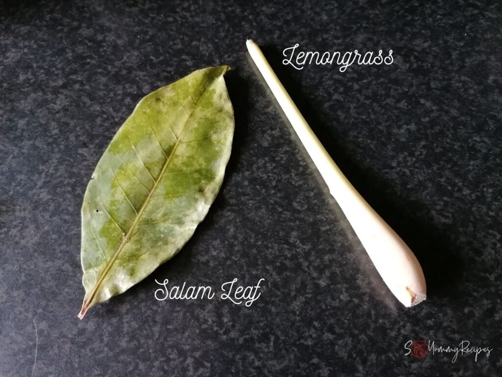 Salam leaf and lemongrass