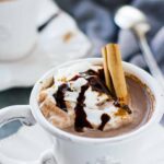 A mug of Mexican hot chocolate.