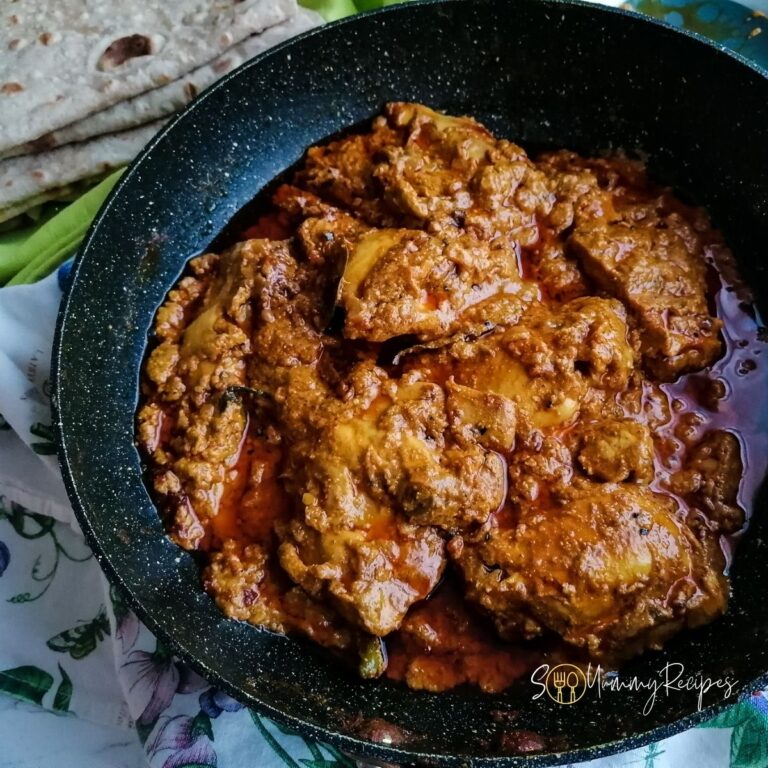 Pakistani Achari Chicken in a pan