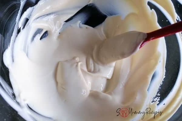 yoghurt and gram flour mixture