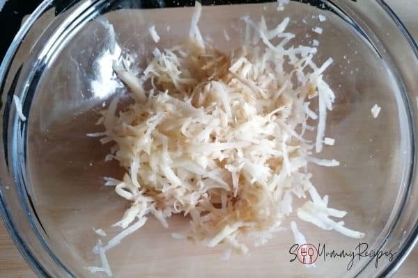 grated potato