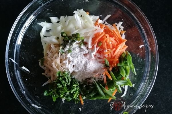 vegetable slices