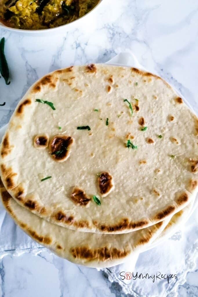 a few naan breads