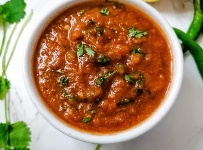Tomato and Chili Chutney Recipe: Easy and Quick
