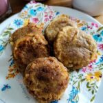 Five pieces of meat and lentil kebab - shami kebabs.