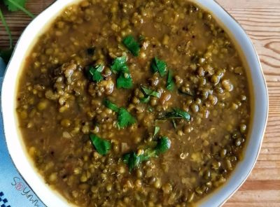 Green Moong Dal Recipe AKA Mung Bean Curry