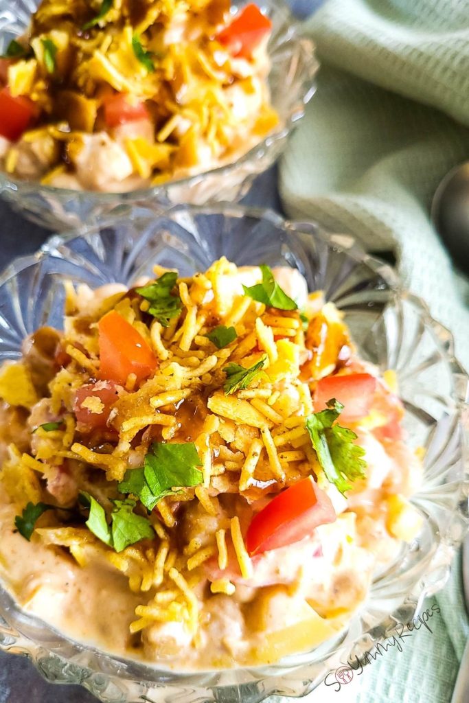 Pakistani papdi chaat.