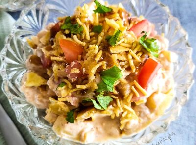 Papdi Chaat: Potato and Chickpea Salad