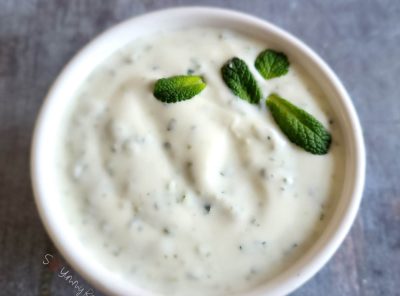 Mint Yogurt Chutney