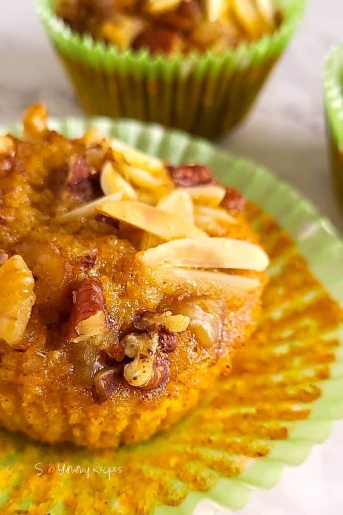 Almond pumpkin muffin.