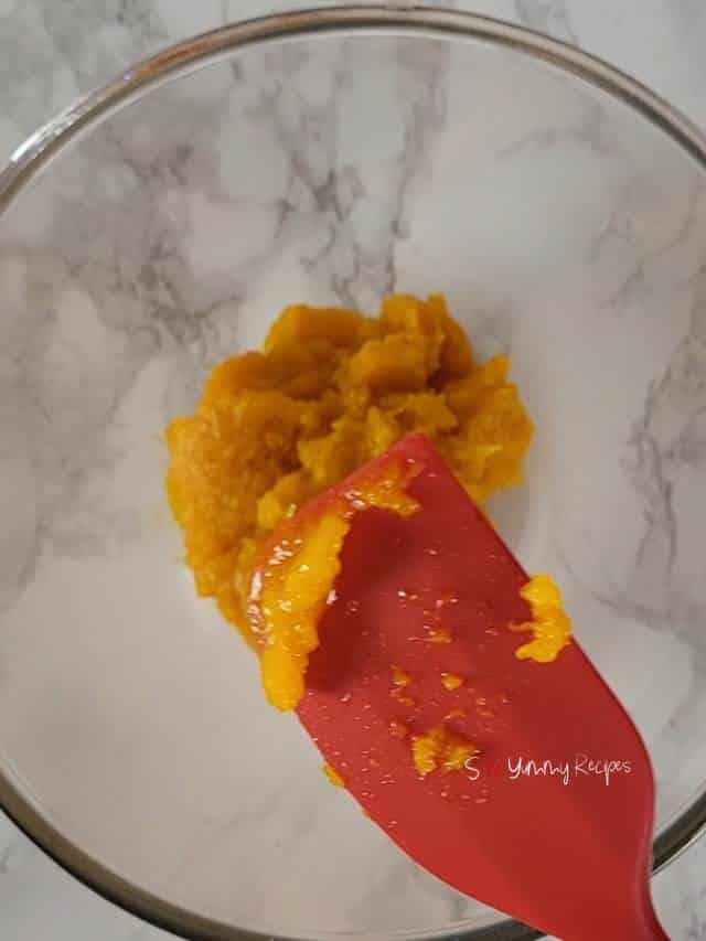 Pumpkin puree.