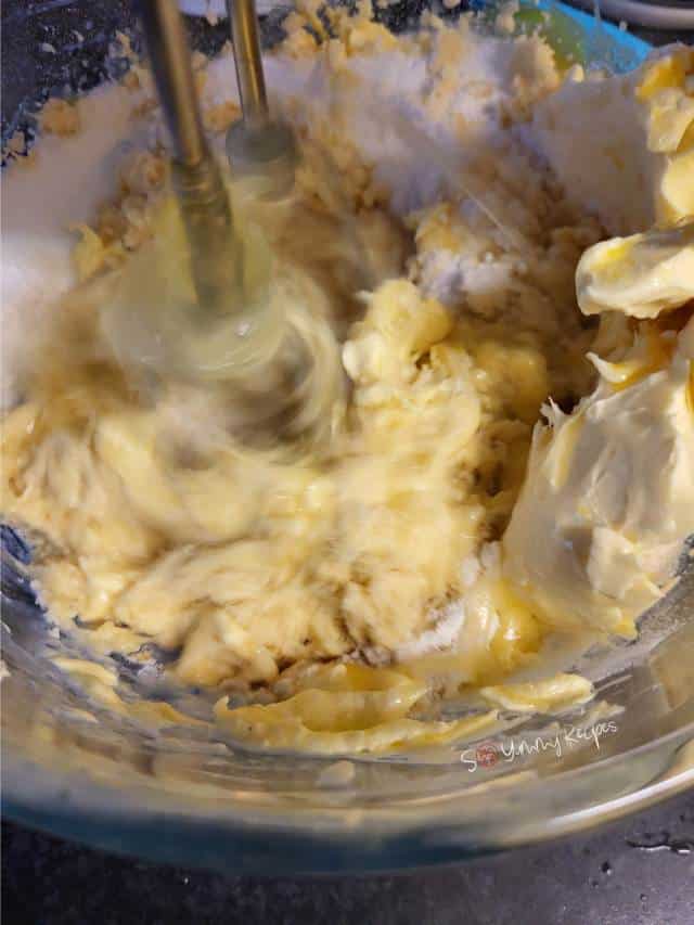 Cupcake batter.