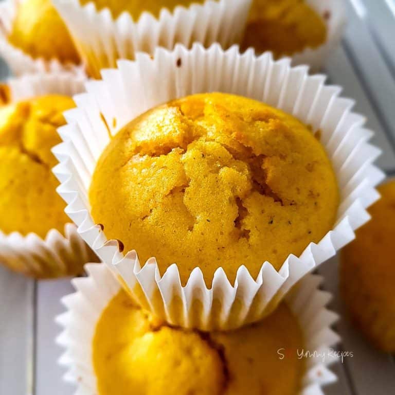 Orange cardamom muffins.