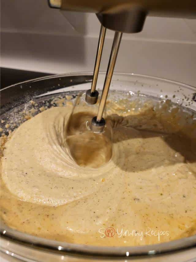 muffin batter.