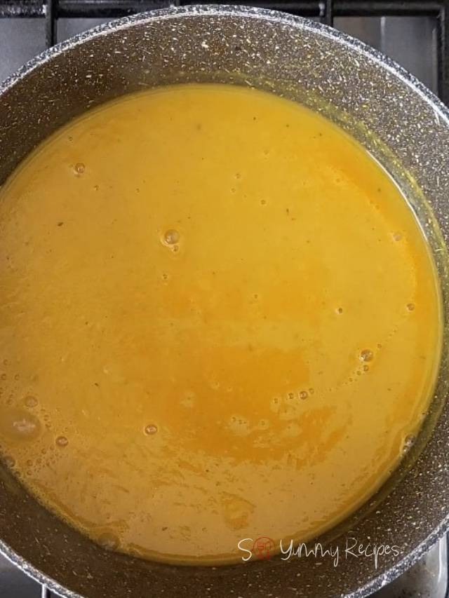 Pumpkin soup.