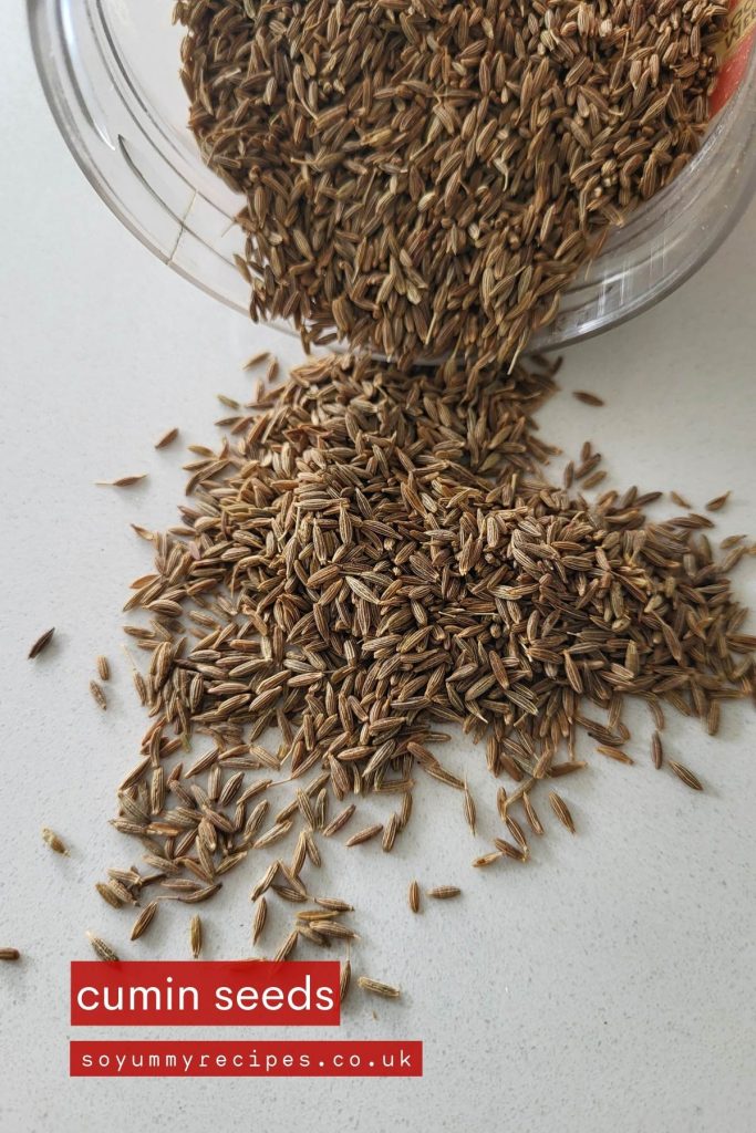 Cumin seeds.