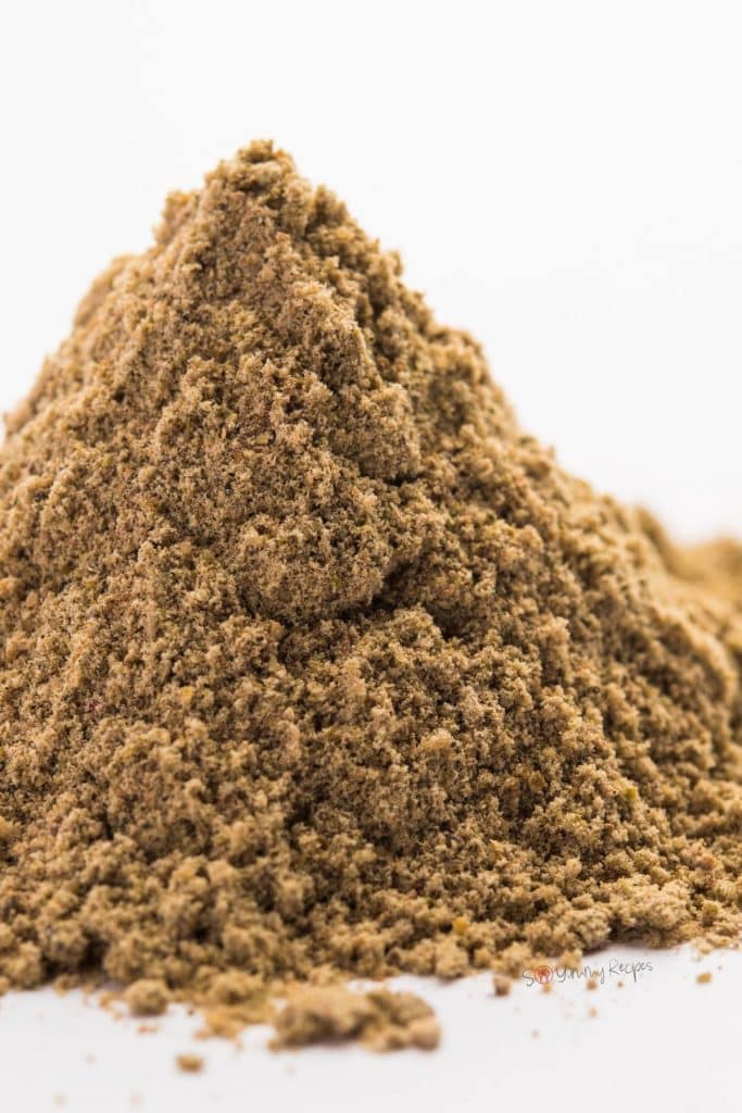 A pile of spice mix.