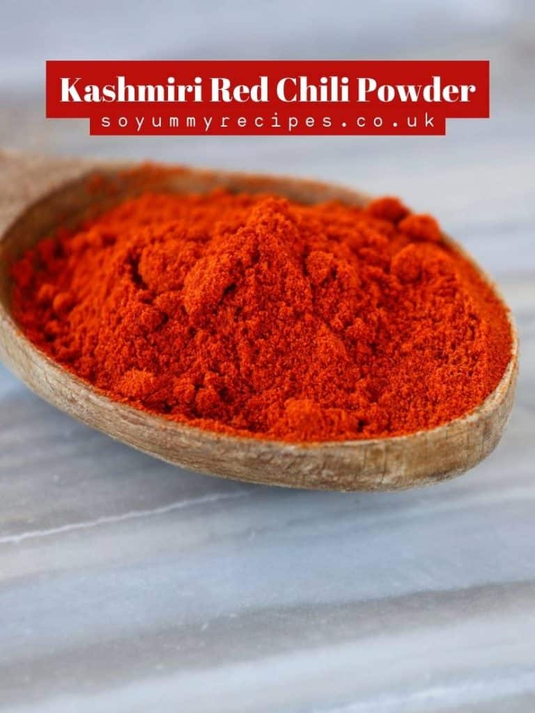 Red chili powder.