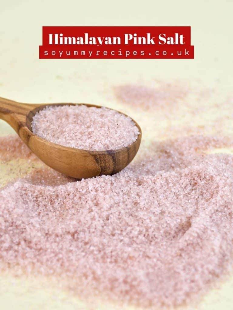 Himalayan pink salt.