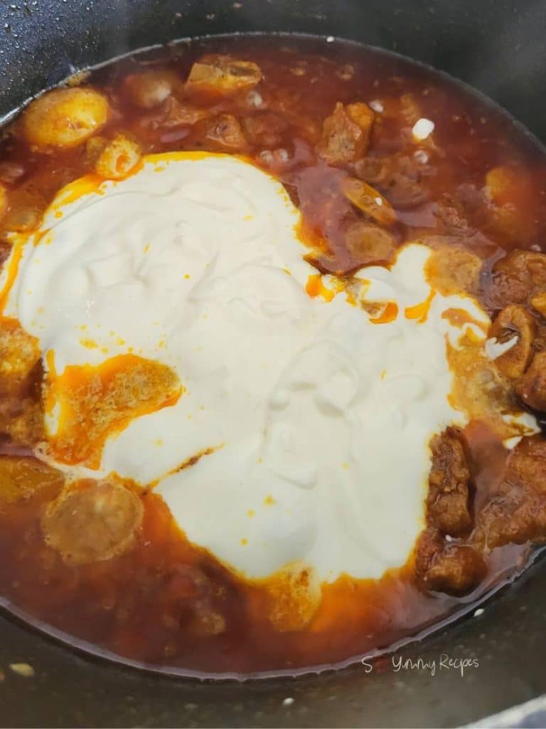 yogurt over the top masala.