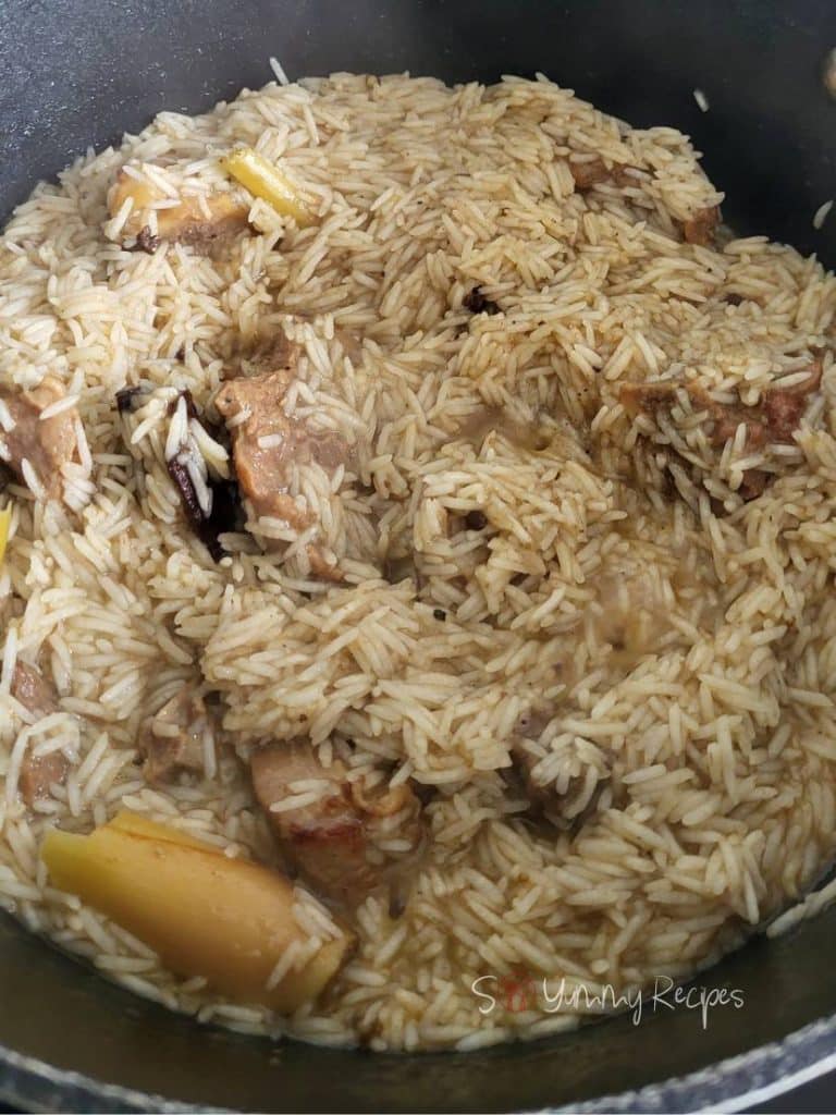 Spiced rice.
