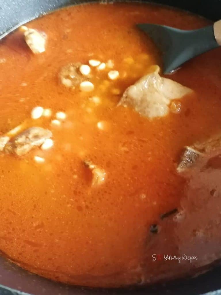 Chana curry.