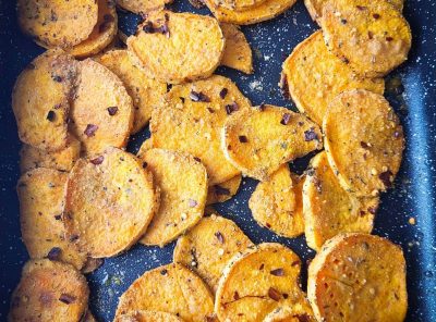 Oven Baked Sweet Potato Slices