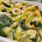 Broccoli au gratin.
