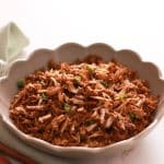 Nasi goreng ayam, the Indonesian chicken fried rice.