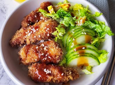 Crispy Chicken Katsu Bowl Recipe (Quick & Easy)