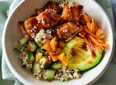 Easy Salmon Quinoa Bowl (Fresh & Nutritious)