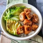 Teriyaki Salmon Bowl.