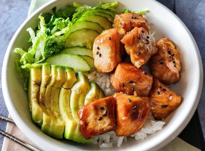Easy Teriyaki Salmon Bowl (3 Ways with Homemade Sauce)
