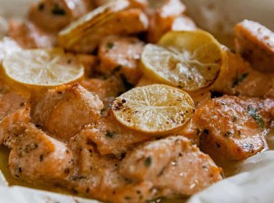 Air Fryer Salmon Bites