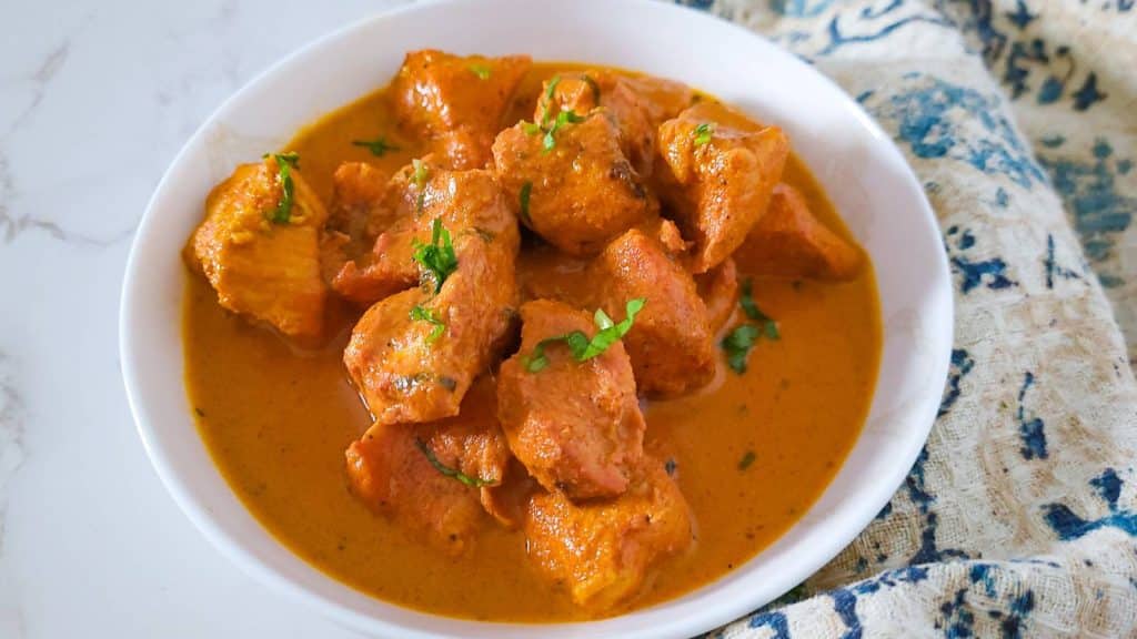 Murgh makhani the Indian butter chicken.