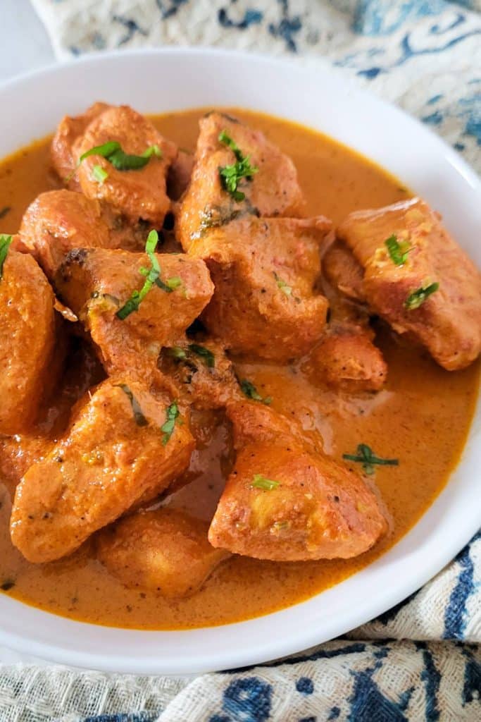 Butter chicken curry.