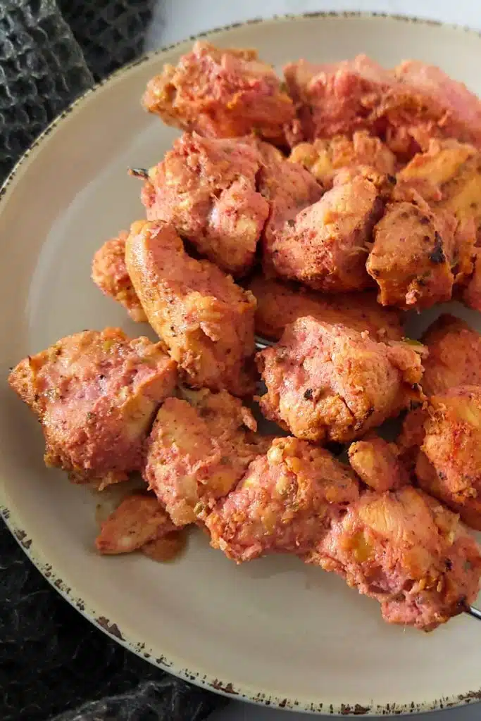 Chicken tandoori cooked in air fryer.